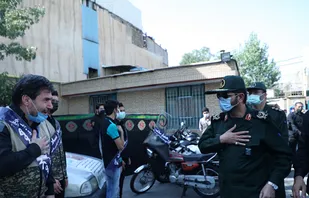 بازدید سردار حسن زاده از اجرای طرح شهید سلیمانی