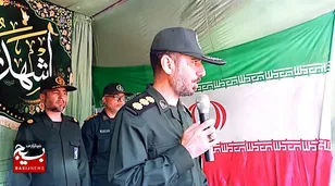 نمایش اقتدار گردان‌های کوثر ناحیه مقاومت بسیج مالک اشتر مشهد برگزار شد  