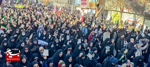 راهپیمایی باشکوه بصیرت با حضور دهها هزارنفری مردم نیشابور