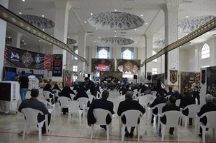 افتتاح نمایشگاه شمیم حسینی  در آستان مقدس حضرت شیخ صدوق(ع)