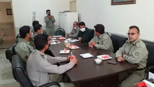 رزمایش پدافندغیرعامل در ادارت شاهرود برگزار شد+ تصاویر
