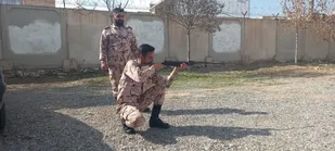 برگزاری مسابقات تیر اندازی در شهرستان صحنه