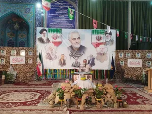 مراسم گرامیداشت سالگرد شهید سلیمانی در شهرستان خرمدره برگزار شد+تصاویر