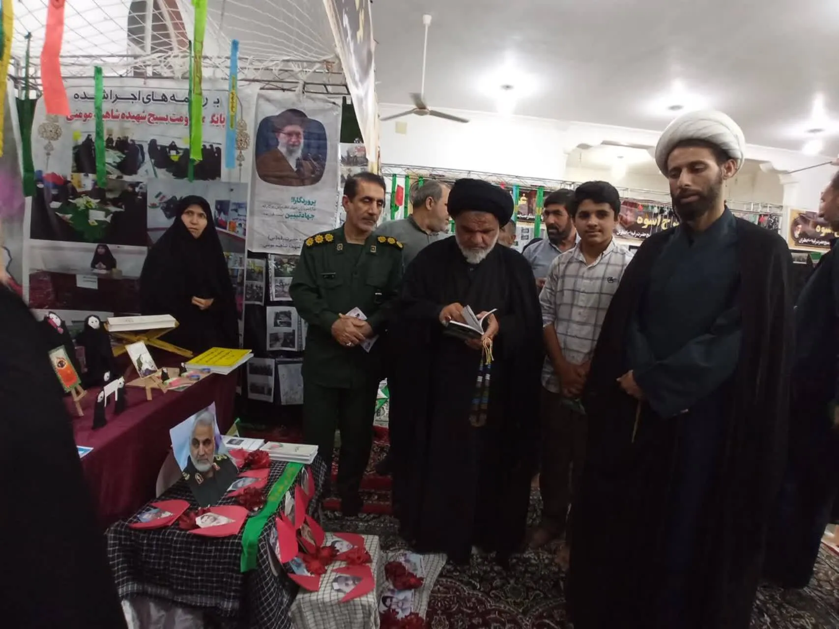 افتتاحیه نمایشگاه طرح اسوه بسیج دهلران
