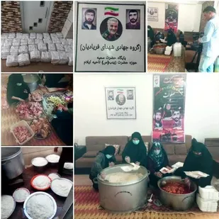 پخت و توزیع بیش از 7000 غذای گرم در بین نیازمندان / توزیع 3000 بسته معیشتی