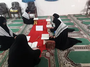 گزارش تصویری  ازمحفل انس باقرآن کریم  بمناسبت گرامیداشت هفته بسیج دانش آموزی بوموسی