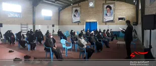 آموزش بسیجیان فعال  قرارگاه حافظان سلامت توسط شبکه بهداشت بویین میاندشت
