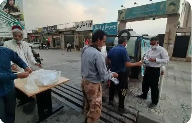 ضدعفونی معابر و مراکز درمانی فشافویه