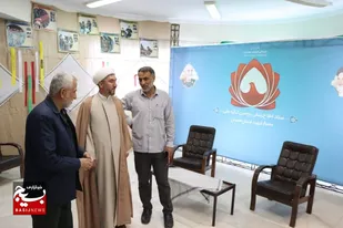 بازدید حجت&zwnj;الاسلام نجاری از ستاد خبری دومین کنگره ملی&nbsp; ۸۰۰۰ شهید استان همدان