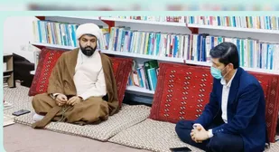 حضور تعدادی از اعضای مجمع قاریان افغانستانی در دفتر امام جمعه پیشوا