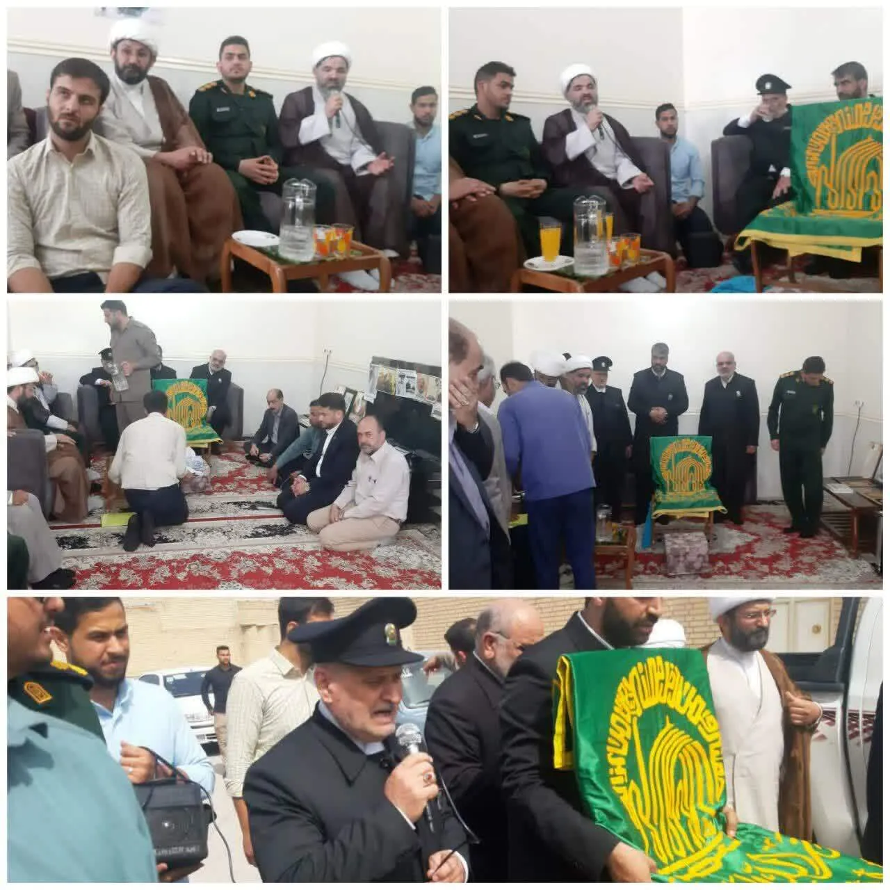 میزبانی کانون بسیج هنرمندان شهرستان دشت آزادگان(استان خوزستان) از خادمان حرم رضوی در دهه‌ی کرامت