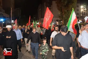 شنیده شدن صدای مهیب انفجار ندای الله اکبر را در تجمع مردم منطقه زیتون کارمندی شرق اهواز،مقتدرانه طنین انداز کرد