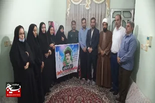 دیدار با خانواده شهید فرهنگی &laquo;حسن قدرتیان&raquo; در تنگستان