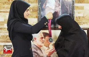 هم عهدی با شهید به سبک قهرمان آلیش زنان آسیا