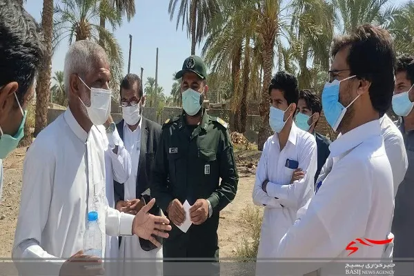 برگزاری میز خدمت جهادی در ایرانشهر