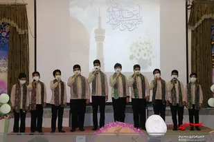 جشن میلاد حضرت علی ابن موسی الرضا (ع)و اولین همایش نکوداشت نماز در ستاد لشکر14 امام حسین (ع)