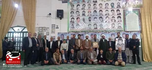 برگزاری مراسم بزرگداشت شهیدان جعفری و عجمی در شهر رویان+ تصاویر