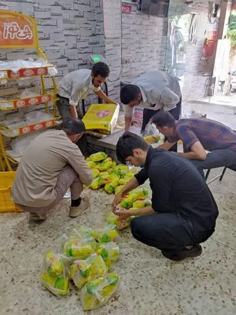 توزیع بسته معیشتی بین نیازمندان در لردگان