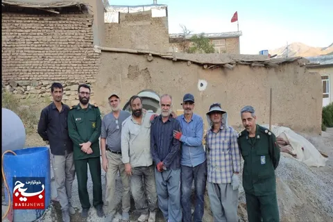 ساخت مسکن نیازمندان توسط گروه تخصصی جهادی شهید چیت سازان همدان