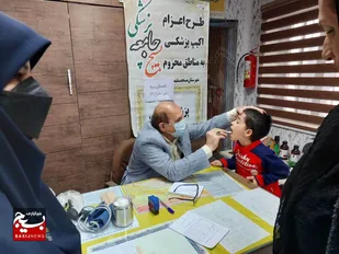 ارائه خدمات رایگان پزشکی توسط پزشکان بسیجی در مسجدسلیمان