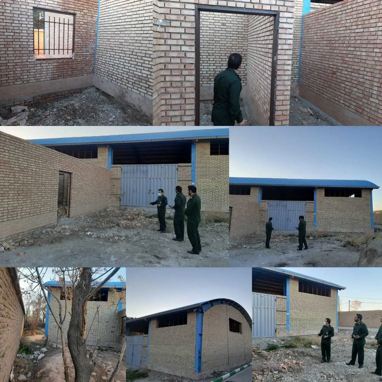 بازدید فرمانده سپاه پیشوا از سوله صالحین نیمه کاره در روستای علی آباد