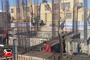 آغاز عملیات بتن ریزی احداث درمانگاه فوق تخصصی جواد الائمه سپاه در دامغان
