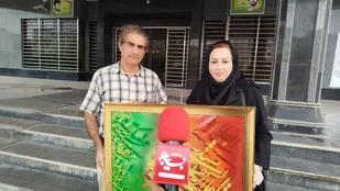 پیوند میان حماسه و شهادت در تابلوی نقاشی&zwnj;خط هنرمند گیلانی متبلور شد