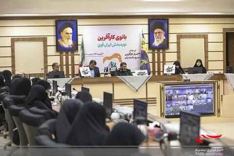 آیین افتتاح ۶۳ مرکز کارآفرینی بسیج جامعه زنان