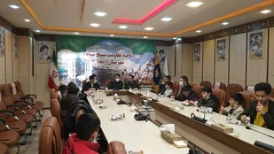 دیدار مسئولین سپاه ناحیه زنجان با جمعی از فرزندان پاسداران