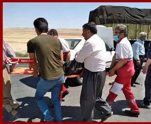 تصادف دو خودرو در قروه یک کشته و ۸ مصدوم برجای گذاشت