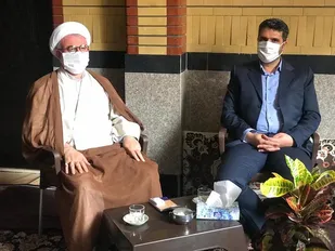 دیدار مدیر شرکت ملی پخش فرآورده&zwnj;های نفتی منطقه شاهرود با امام جمعه شاهرود