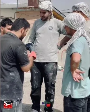 نقش آفرینی گروه جهادی دانشجویی شهید رجایی البرز در روستای چشمه پر+فیلم
