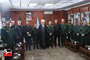 دیدار سردار محمدی&zwnj;اصل فرمانده سپاه حضرت عباس(ع) استان اردبیل با رئیس کل دادگستری استان اردبیل و دادستان عمومی و انقلاب استان