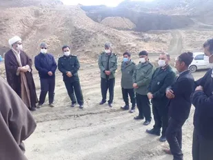 بازدید فرمانده سپاه بجنورد از طرح های عمرانی گیفان