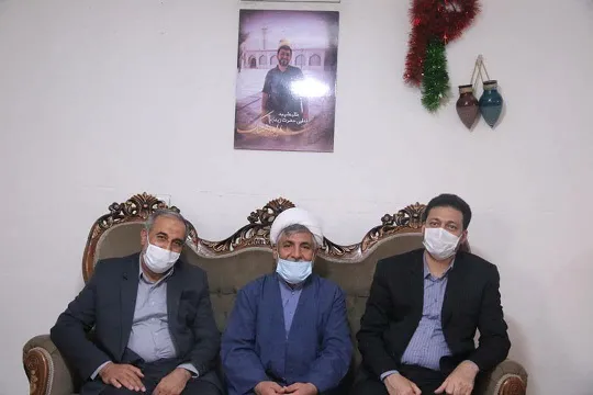دیدار مسئولان ارشد شهرستان ری با آزاده و جانباز دفاع مقدس