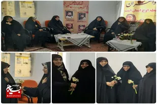 بسیجیان پایگاه آسیه سرخه با فرمانده حوزه کوثر دیدار کردند