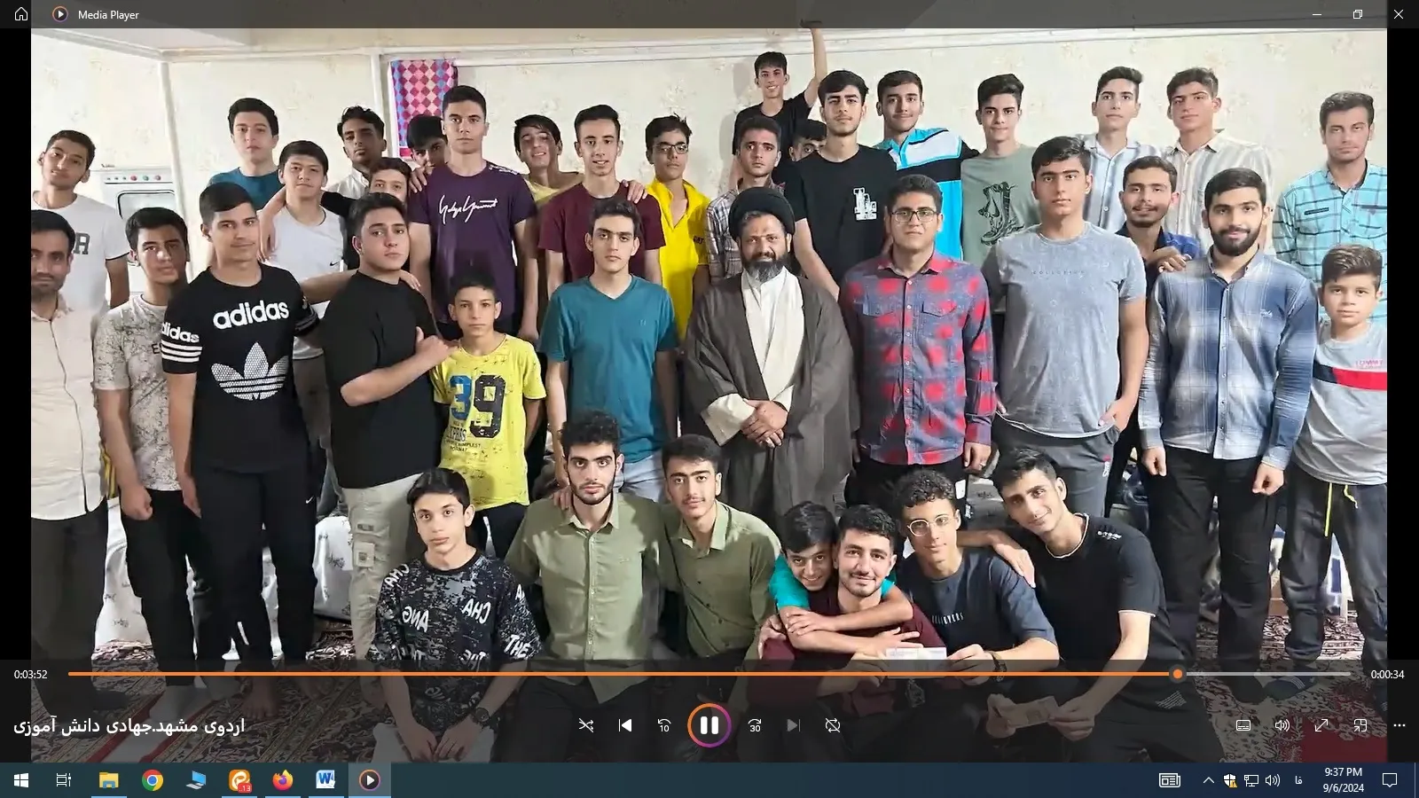 بچه های جهادی دانش آموزی گلپایگان پس از یک تابستان طلایی در مشهد مقدس+فیلم