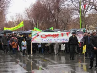 شکوه حماسه و حضور مردم شهرستان بروجن در آیینه تصویر