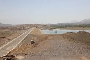 سد مخزنی گردیان جلفا افتتاح شد
