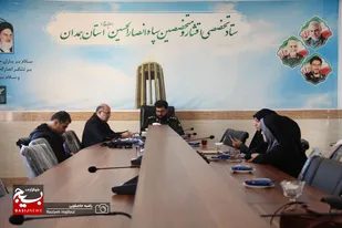 نشست خبری مسئولین بسیج اقشار و هنرمندان استان همدان با اصحاب رسانه
