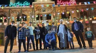 جشن سالروز پیروزی انقلاب اسلامی، نورافشانی و گلبانگ تکبیر مسجد حضرت سیدالشهدا (ع)