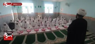 برگزاری جشن تکلیف دختران مدرسه دبستان فاطمیه بندر محمد عامری