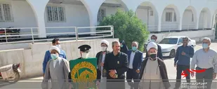 عیادت خدام رضوی از بیماران در بیمارستان خاتم الانبیاء شوشتر