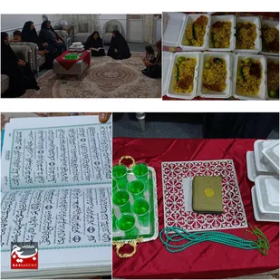 مراسم خانگی میلاد پیامبر اکرم(ص) و امام صادق(ع) در روستای گلکی برگزار شد