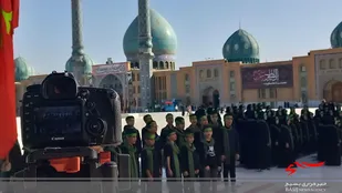 ساخت و اجرای نماهنگ "لشکر حسین" در مسجد مقدس جمکران