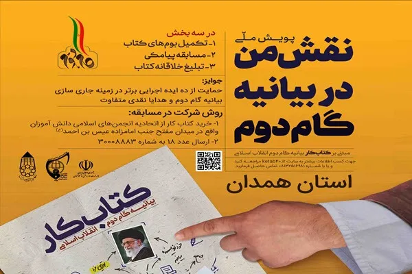 برگزاری پویش «نقش من در بیانیه گام دوم» در استان همدان