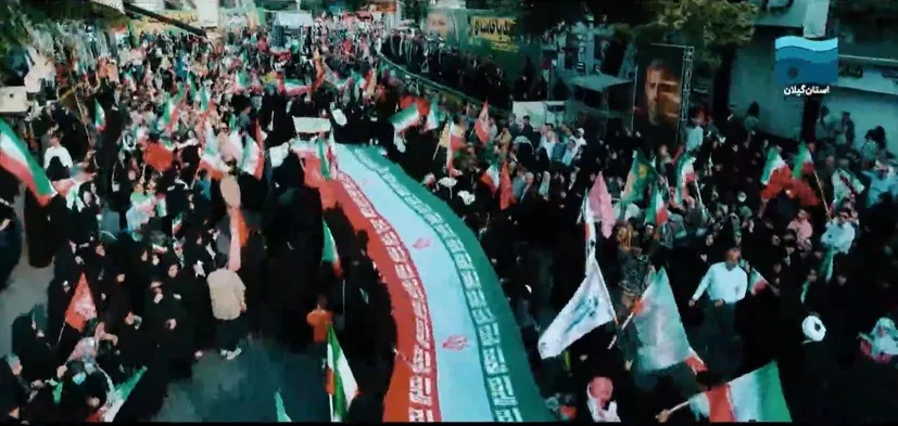 رشت در حماسه‌ای ماندگار، یکپارچه جانفدایِ‌ ایران شد