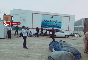 استقرار بیمارستان سیار در مرز باشماق مریوان