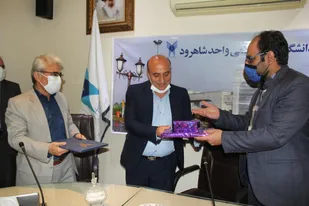 جلسه تکریم و معارفه معاونت توسعه مدیریت و منابع دانشگاه آزاد اسلامی شاهرود برگزار شد