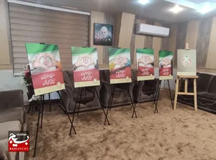 رونمایی از ۶ پوستر دهه فجر در سپاه قدس گیلان